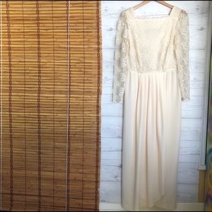 Vintage boho wedding dress